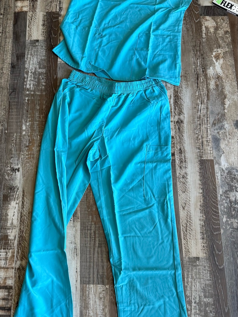 Women’s Turquoise Elastic-Waist  - Casual Comfort